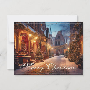 Schönes gemütliches Weihnachtsmotiv in träumerisch