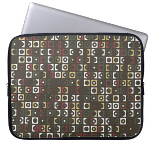 Schönes geometrisches Design abstrakt, Kunst,  Laptopschutzhülle