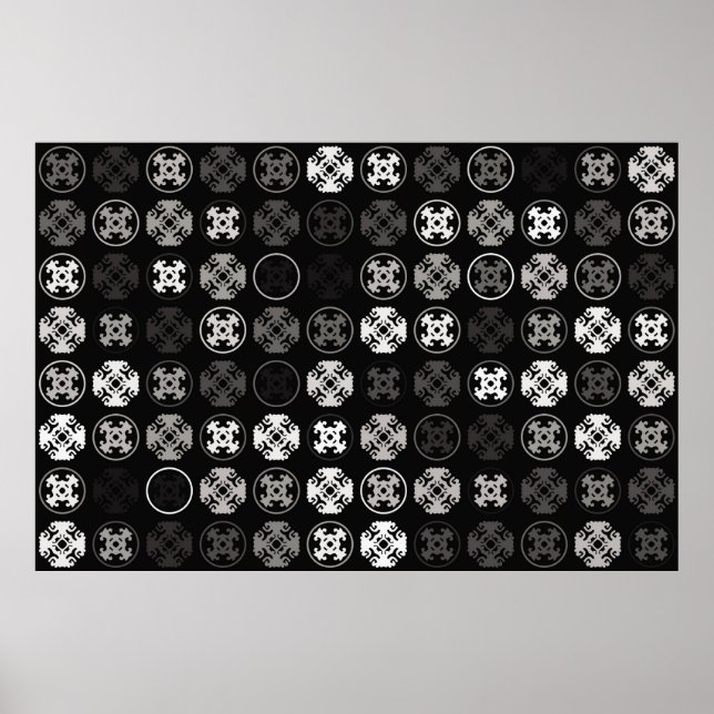 Schönes geometrisches Design abstrakt, Kunst, Poster (Vorne)