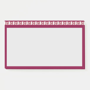 Schönes geometrisches Entwurfsheader-Muster Post-it Klebezettel