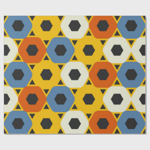 Schönes geometrisches Muster Geschenkpapier