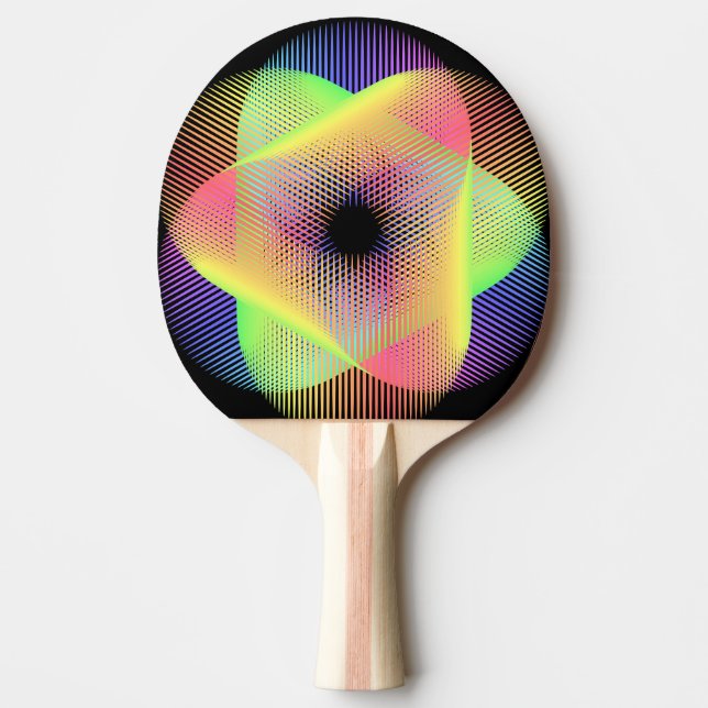 Schönes geometrisches Muster hikari22 Tischtennis Schläger (Vorderseite)