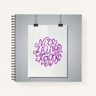 Schönes Geschehen Notizbuch