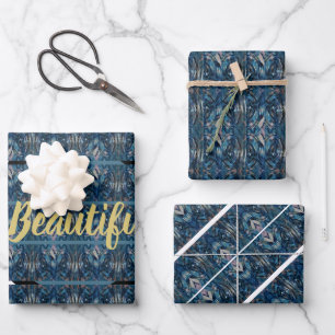 Schönes Geschenkpapier von der Dichterin Adiela Ak Set
