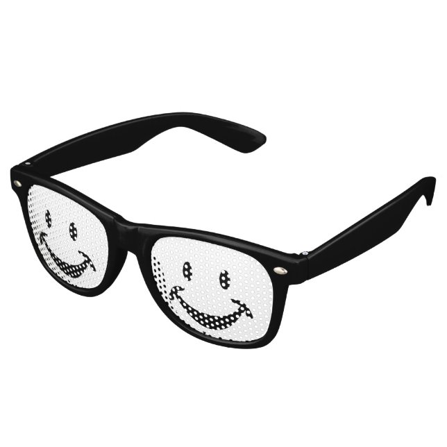 Schönes Gesicht + Ihr Rücken. Ideen Partybrille (Schrägansicht)