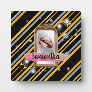 Schönes Girly-Geschenk Eleganter Chic Custom Fotoplatte