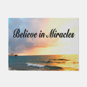 SCHÖNES GLAUBEN IN MIRACLES SUNRISE DESIGN FUßMATTE