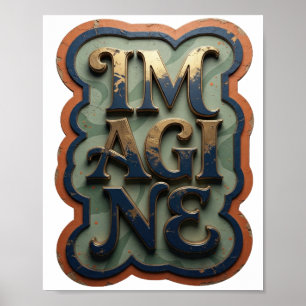 Schönes Gold IMAGINE Poster
