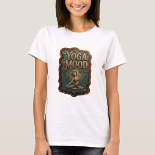 Schönes Gold YOGA MOOD Statement T-Shirt