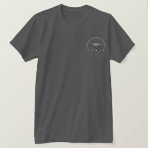 Schönes goldenes Auge des Horuszeichens T-Shirt