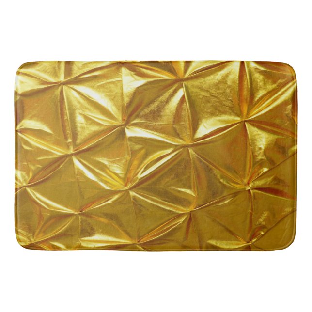 Schönes goldenes Farbdesign Badematte (Vorderseite)