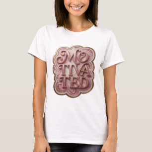 Schönes goldenes MOTIVIERTES Grafik-T-Shirt T-Shirt