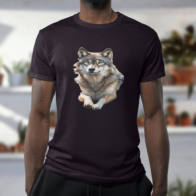 Schönes Gray Wolf Lounges T-Shirt (Von Creator hochgeladen)
