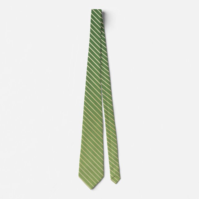 Schönes Green-Gold-Elegant Krawatte (Vorderseite)