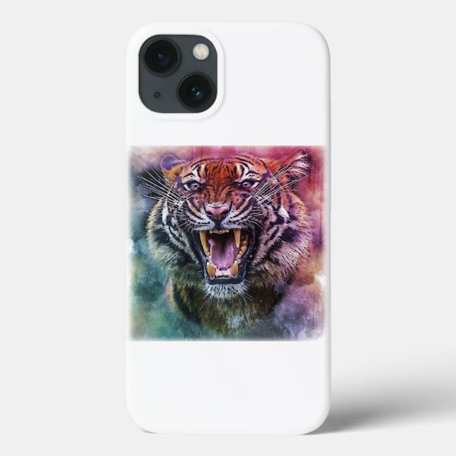 Schönes Growling Bengalisch Tiger Face Foto Case-Mate iPhone Hülle (Rückseite)