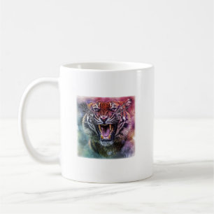 Schönes Growling Bengalisch Tiger Face Foto Kaffeetasse