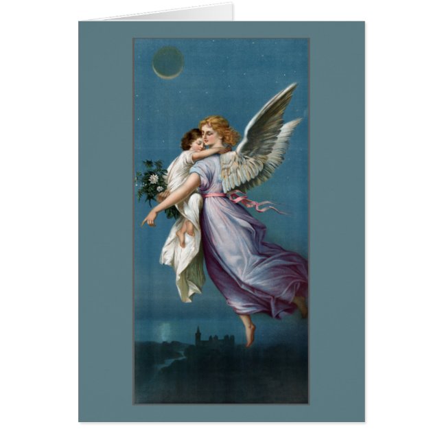 Schönes Guardian Angel Malerei (Vorne)