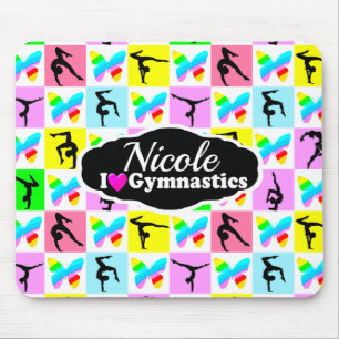 SCHÖNES GYMNASTICS-BUTTERFLY-DESIGN MOUSEPAD
