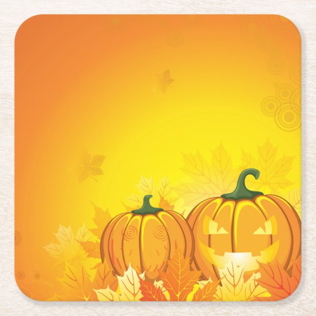 Schönes Halloween/Holiday Untersetzer Set (Vorderseite)