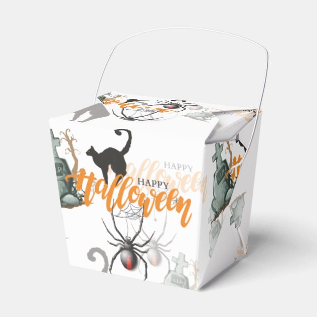 Schönes Halloween-Muster Geschenkschachtel (Vorderseite)