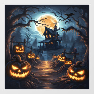 Schönes Halloween Night Window Cling Fensteraufkleber