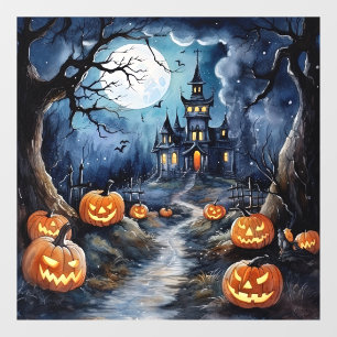 Schönes Halloween Night Window Cling Fensteraufkleber