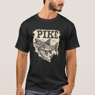 Schönes Hechtkostüm für Liebhaber nördlicher Raubf T-Shirt