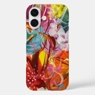 Schönes helles florales iPhone Case 1