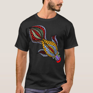 schönes, helles Goldfischdesign T-Shirt