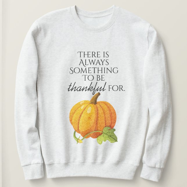 Schönes Herbstkürbis Sweatshirt (Design vorne)