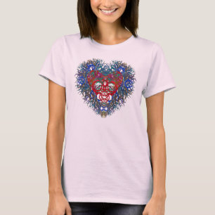 Schönes Herz auf einem T - Shirt