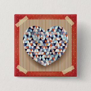 Schönes Herz Button