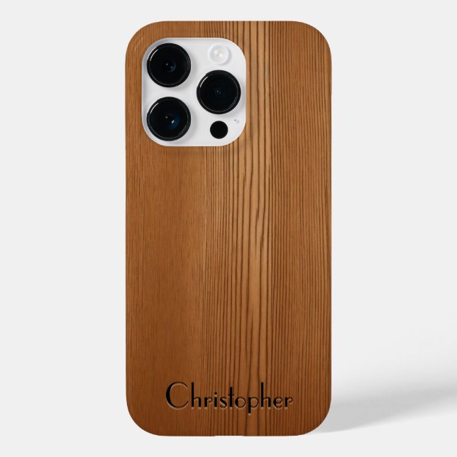 Schönes Holz - Holz Case-Mate iPhone 14 Pro Hülle (Rückseite)
