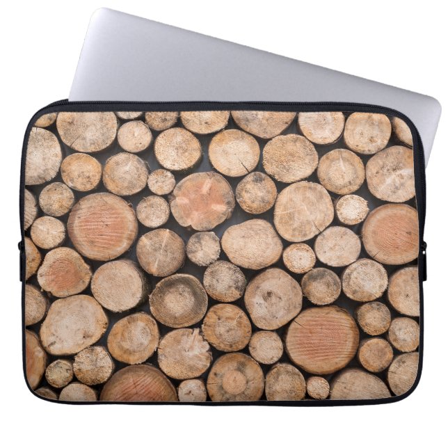 schönes Holz Laptopschutzhülle (Vorderseite)