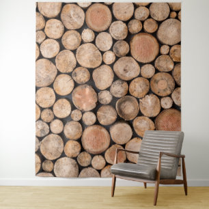 schönes Holz Wandteppich