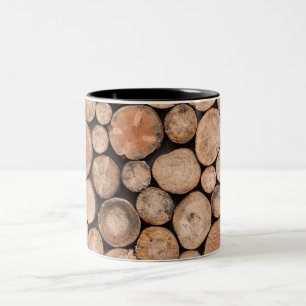 schönes Holz Zweifarbige Tasse