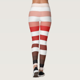 Schönes horizontal breites Streifen-Muster Leggings