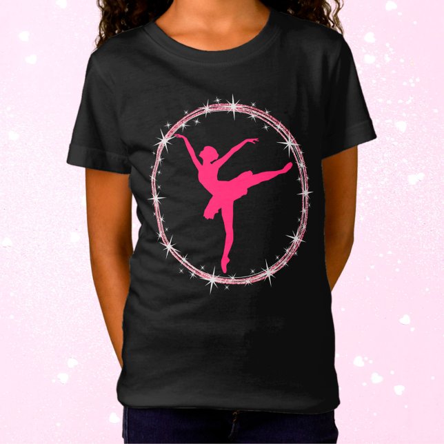 Schönes Hot Pink Ballerina Twinkle T-Shirt (Von Creator hochgeladen)