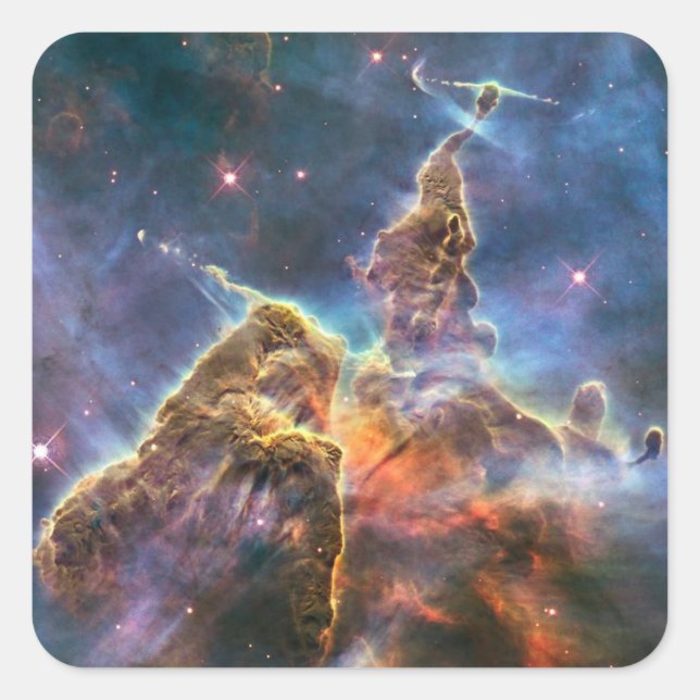 Schönes Hubble-Image-Aufkleber-Set Quadratischer Aufkleber (Vorderseite)