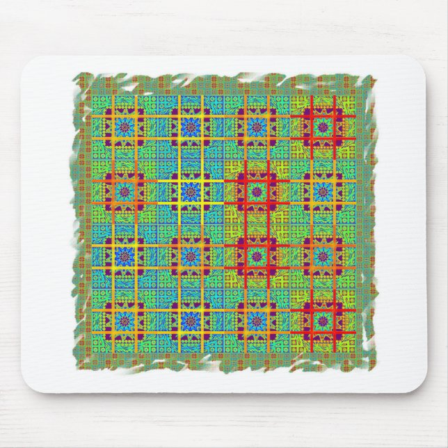 Schönes Hübsches, einzigartig ethnisches Stammesmu Mousepad (Vorne)