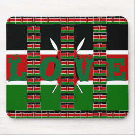 Schönes Hübsches, einzigartig schwarzes Grün Mousepad