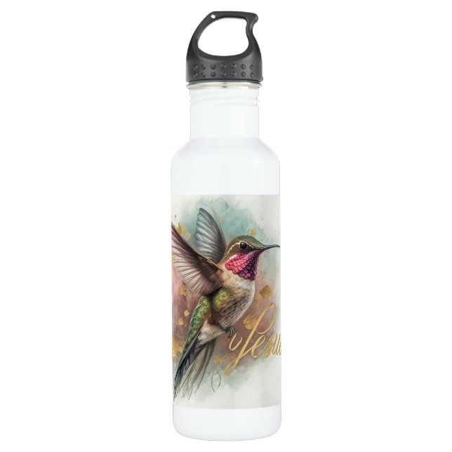 Schönes Hummingbird Art Stainless Steel Water Edelstahlflasche (Vorderseite)