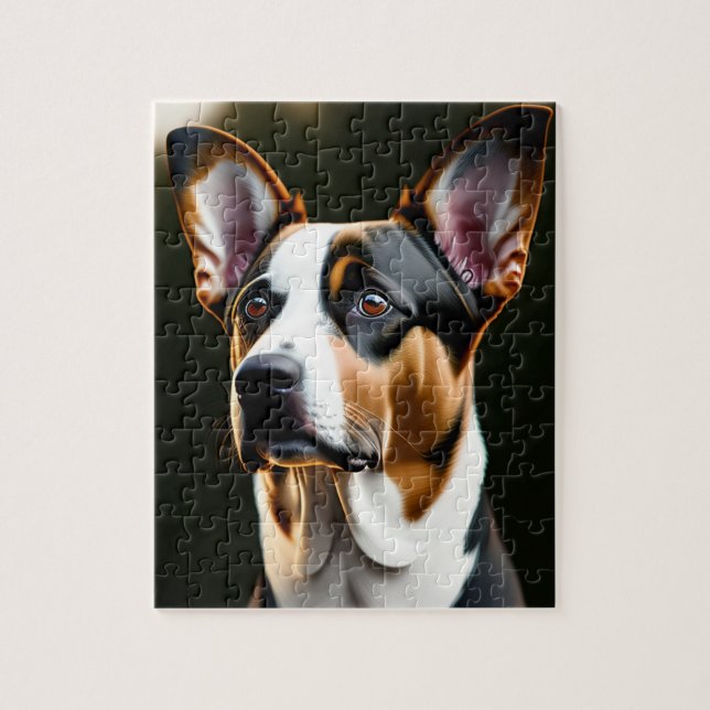 Schönes Hundeportrait (Vertikal)