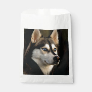 Schönes Husky Throw Kissen Geschenktütchen