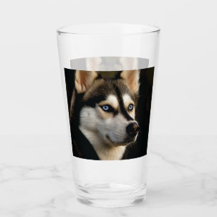 Schönes Husky Throw Kissen Glas