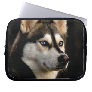 Schönes Husky Throw Kissen Laptopschutzhülle
