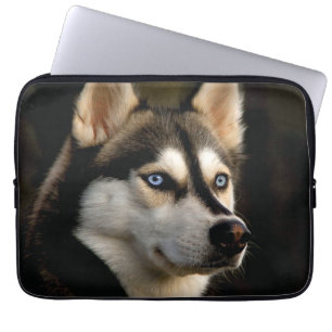 Schönes Husky Throw Kissen Laptopschutzhülle