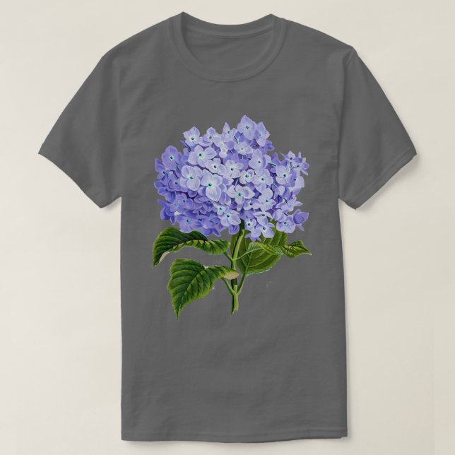 Schönes Hydrangea-T-Shirt  T-Shirt (Design vorne)