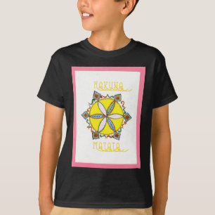 Schönes inspirierendes Sternen-Blumen-Vektormuster T-Shirt
