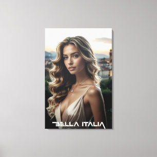 SCHÖNES ITALIEN - LIEBE AUS ITALIEN LEINWANDDRUCK